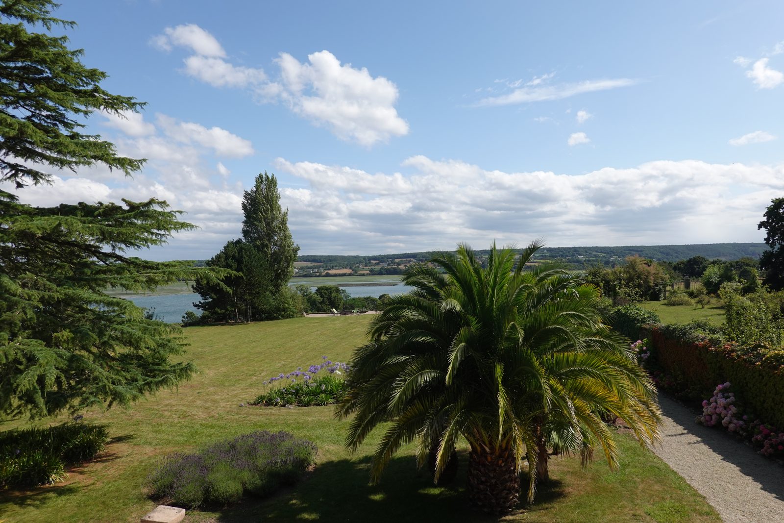 L’estuaire du Trieux vu depuis le parc du manoir